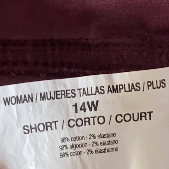 Bandolino Women’s Plus Size 14WS Mandie Basic Short Jeans⭐️⭐️⭐️⭐️⭐️ - Picture 8 of 16